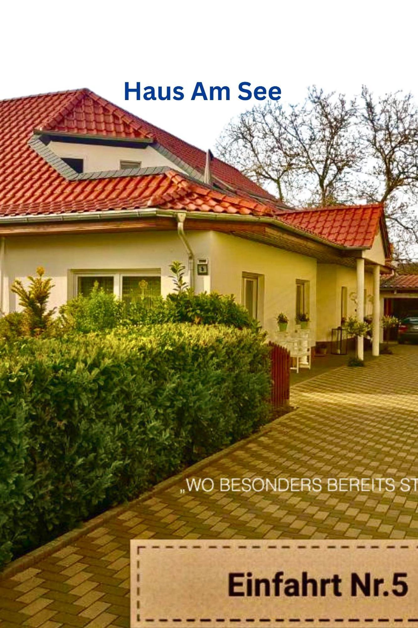 Haus Am See Bernburg Eksteriør billede